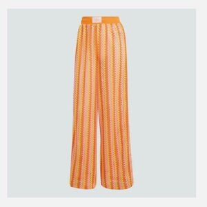 Adidas Originals Summer Glow Firebird Track Pants Orange Fuchsia Womens M